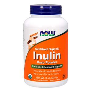 Иконка NOW Inulin Certified Organic Prebiotic Pure Powder
