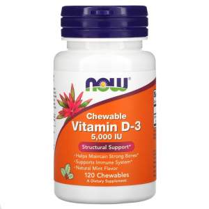 Иконка NOW Vitamin D-3 Chewable