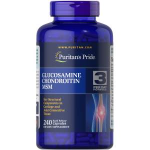 Иконка Puritan’s Pride Glucosamine, Chondroitin & MSM 3 Per Day Formula