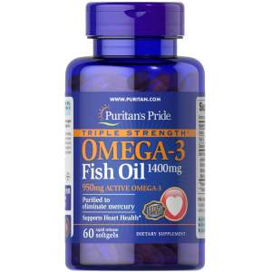 Иконка Puritan’s Pride Omega-3 Fish Oil 1400 mg Triple Strength