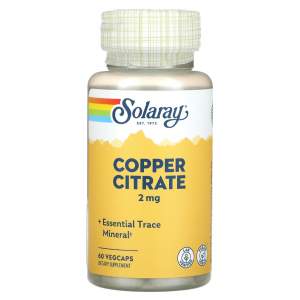 Иконка Solaray Copper Citrate