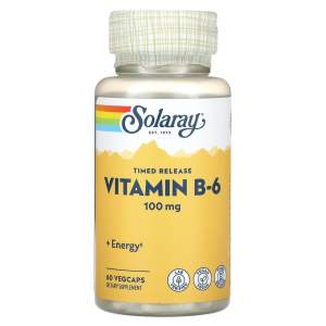 Иконка Solaray Vitamin B-6 Timed Release